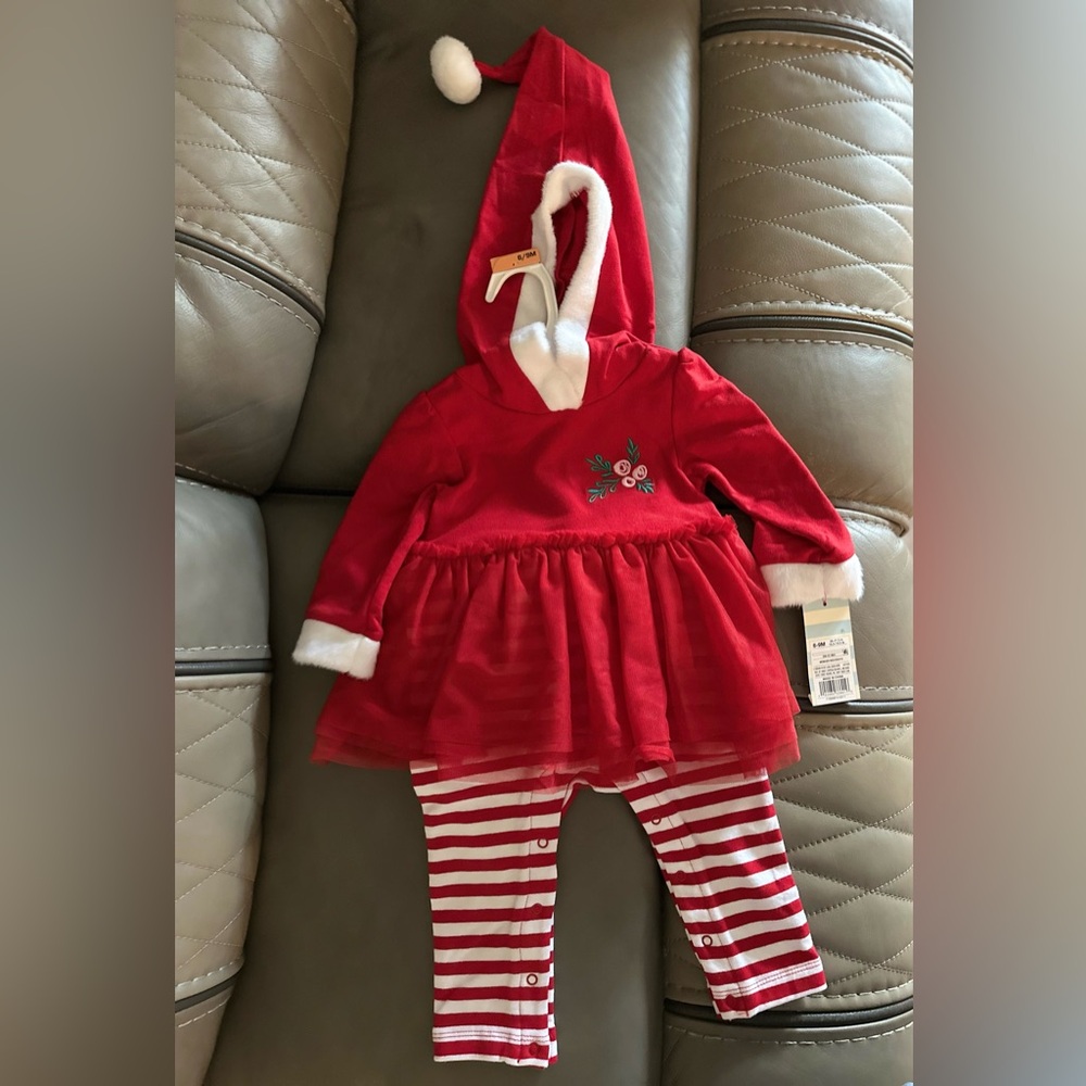 Christmas baby girl outfit Santa target